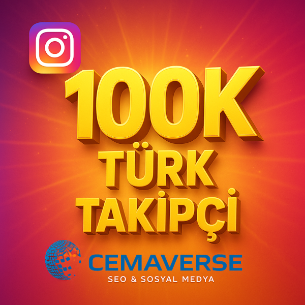 İnstagram 100.000 Türk Takipçi