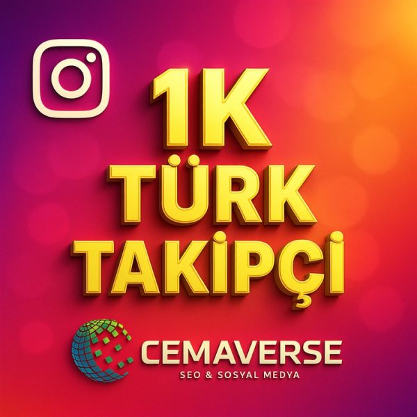 İnstagram 1000 Türk Takipçi